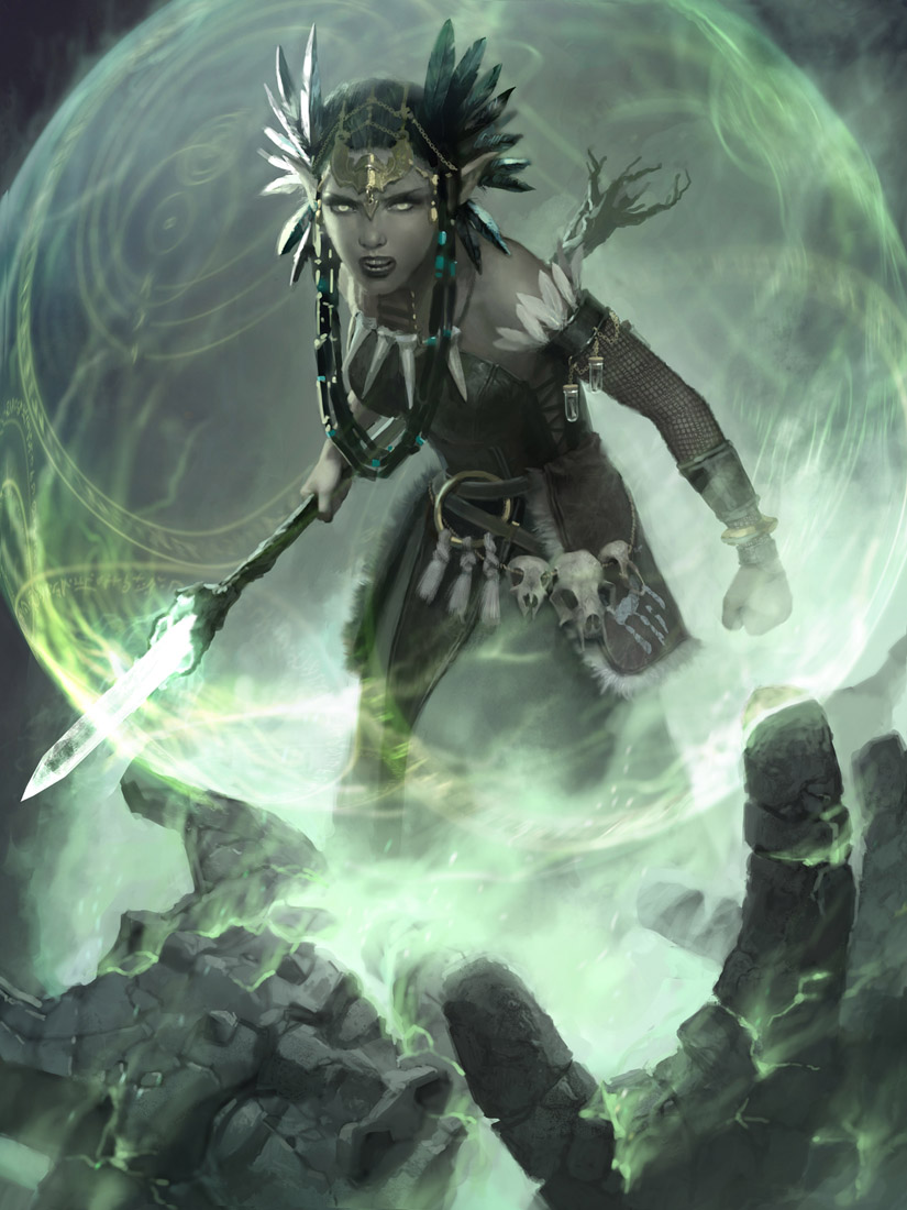 Clint Cearley Art Illustration reclamation sage mtg