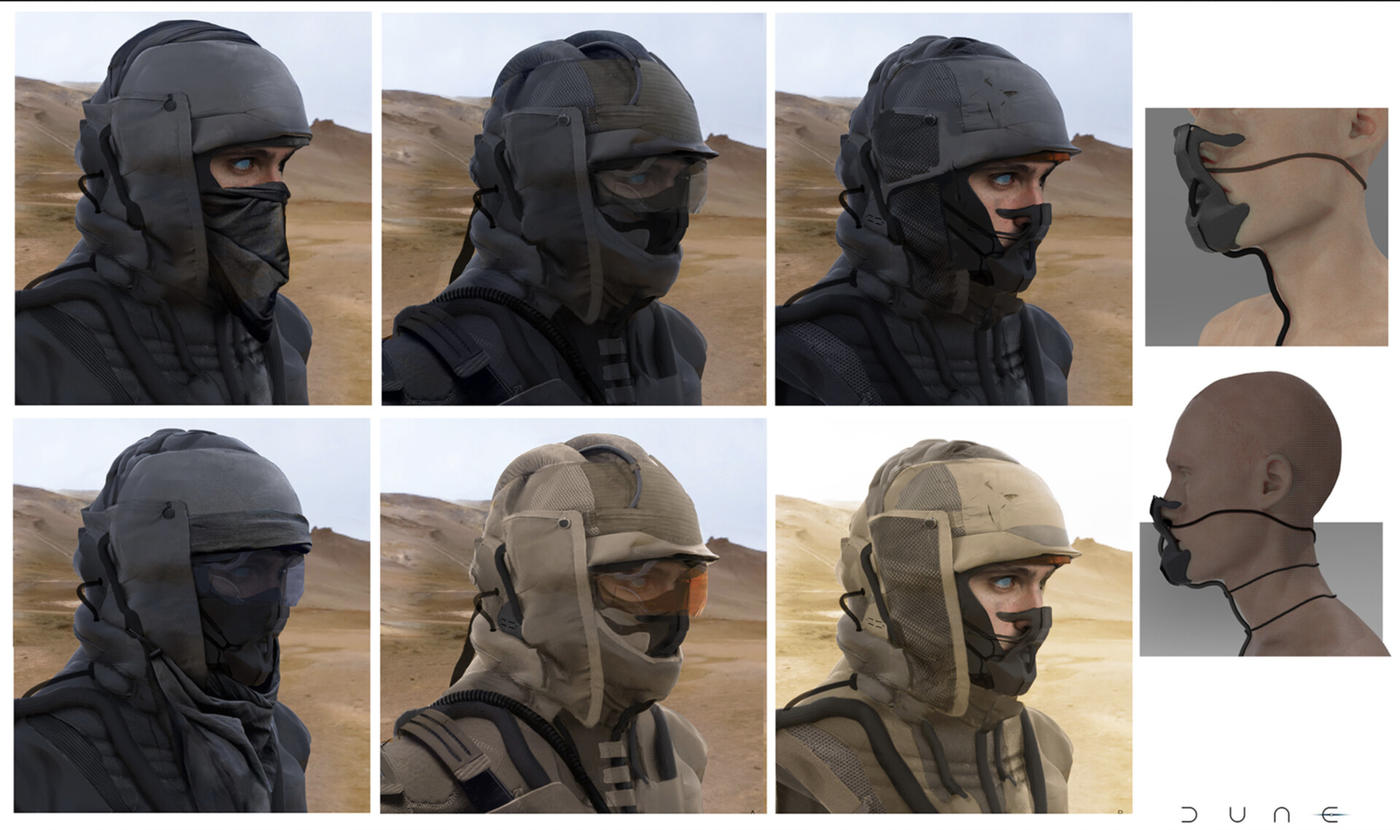 Dune 2021 Movie Concept Art by Joseph Cross 04 Fremen Stillsuit 240228