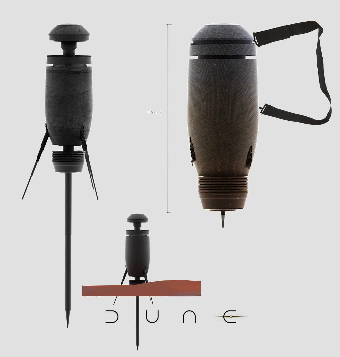 Dune 2021 Movie Concept Art by Joseph Cross 09 Thumper 240228