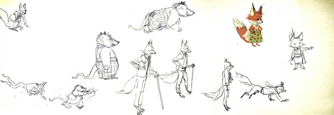 Fantastic Mr. Fox Art by Chris Appelhans