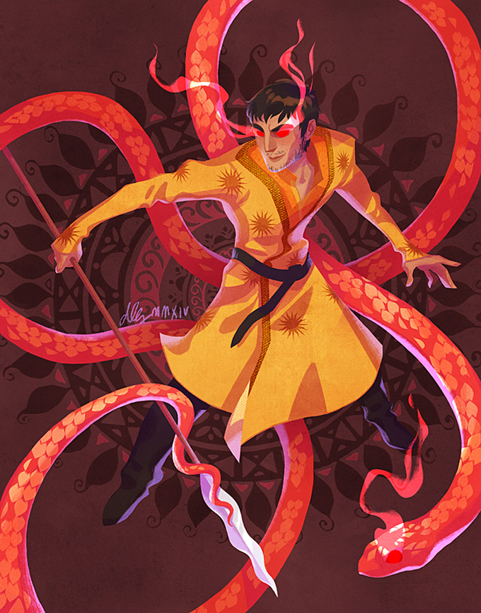 Game_of_Thrones_Concept_Art_Illustration_01_Dana_Guerrieri_Red_Viper