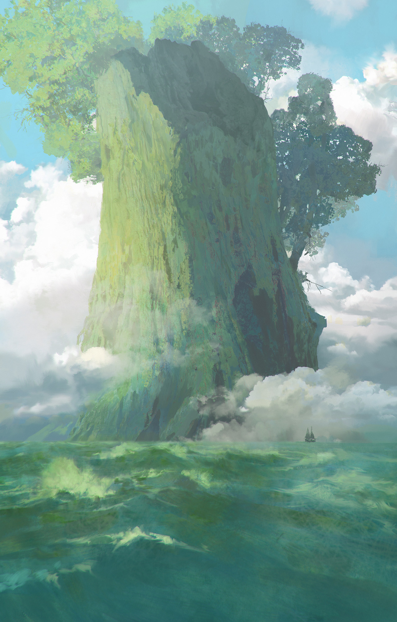 lynn yang concept art illustration maker scene 01 04 long