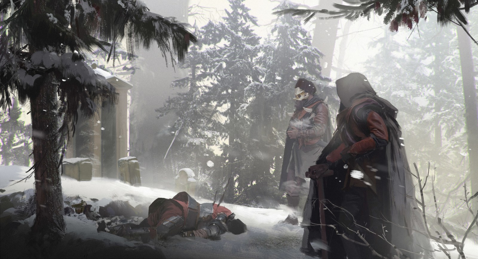 lynn yang concept art winter scene record 03 sm