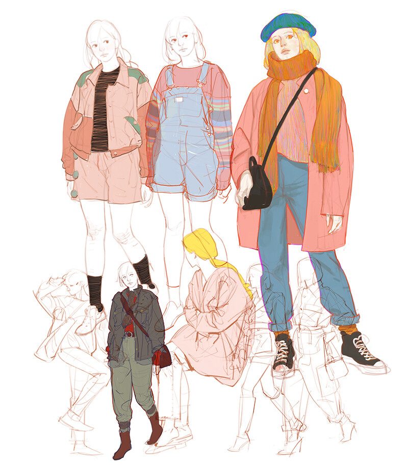 Min Yum Character Designs f study a1