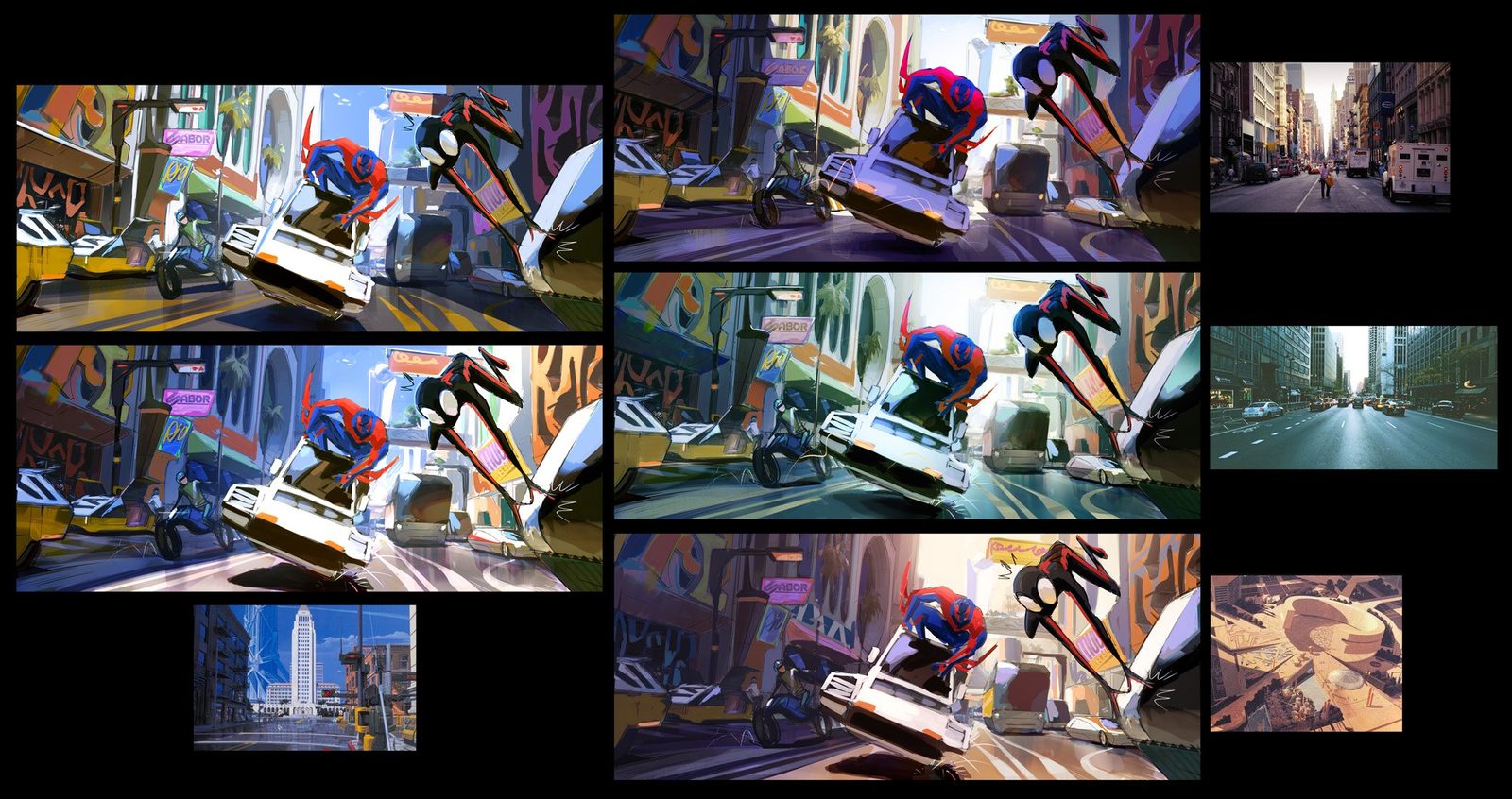 Spider Man Across The Spider Verse Concept Art Hethe Srodawa color