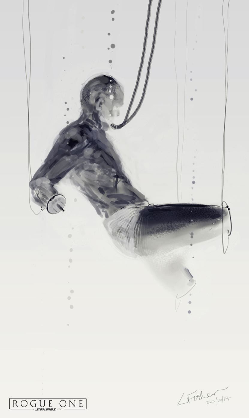 Star Wars Rogue One Concept Art Luke Fisher Darth Vader Tank 02