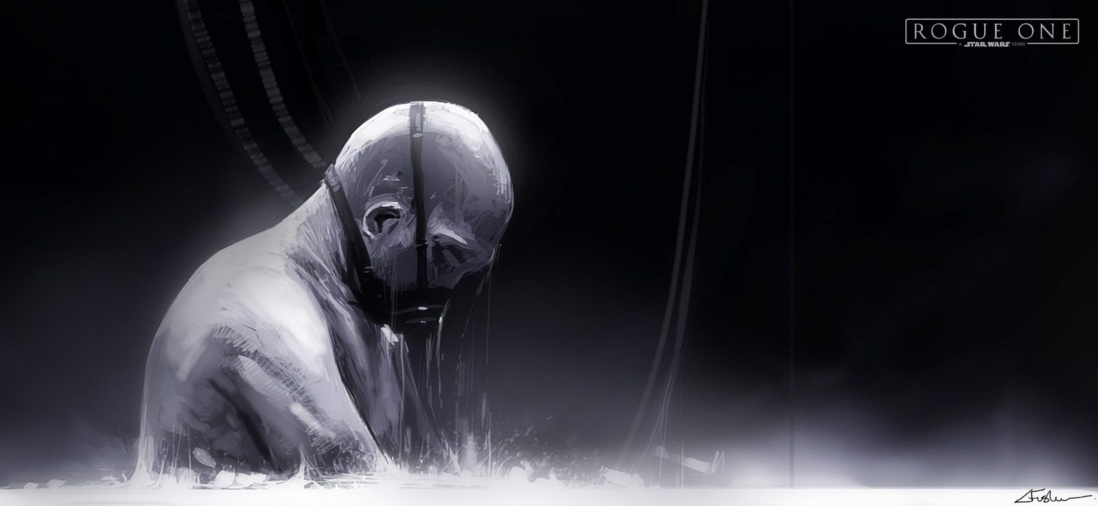 Star Wars Rogue One Concept Art Luke Fisher Darth Vader Tank 05