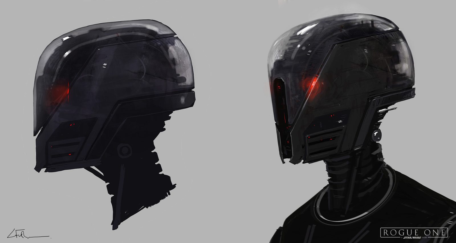 Star Wars Rogue One Concept Art Luke Fisher K 2SO 02