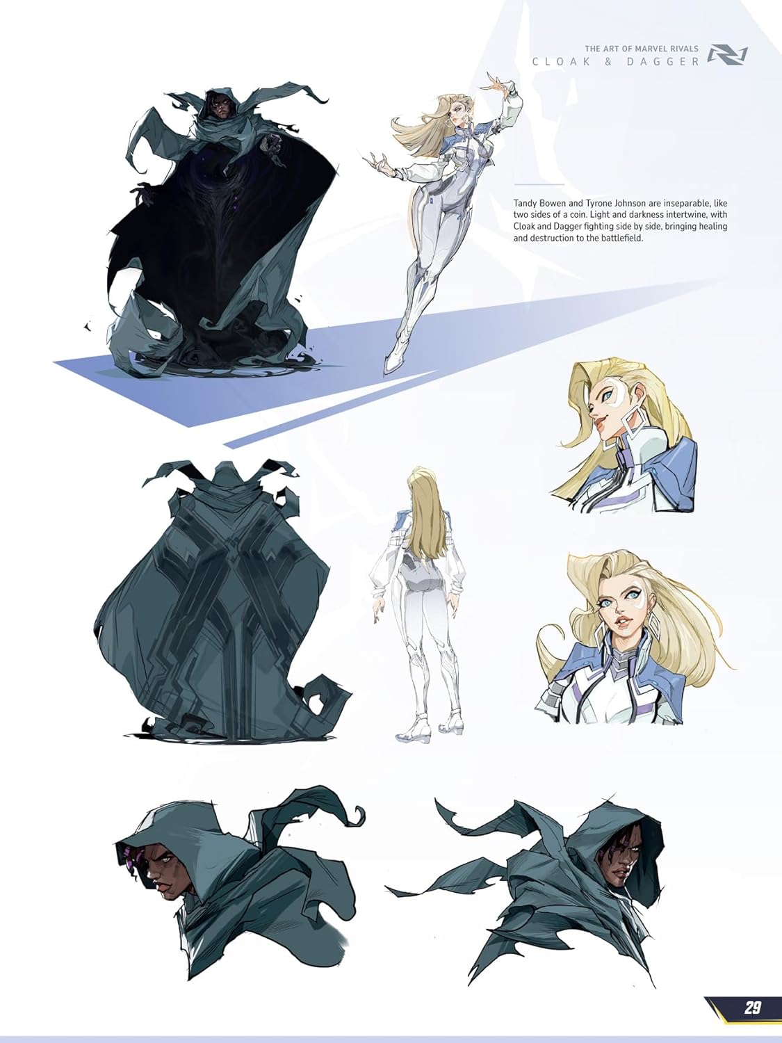 The Art of Marvel Rivals 29 Cloak and Dagger