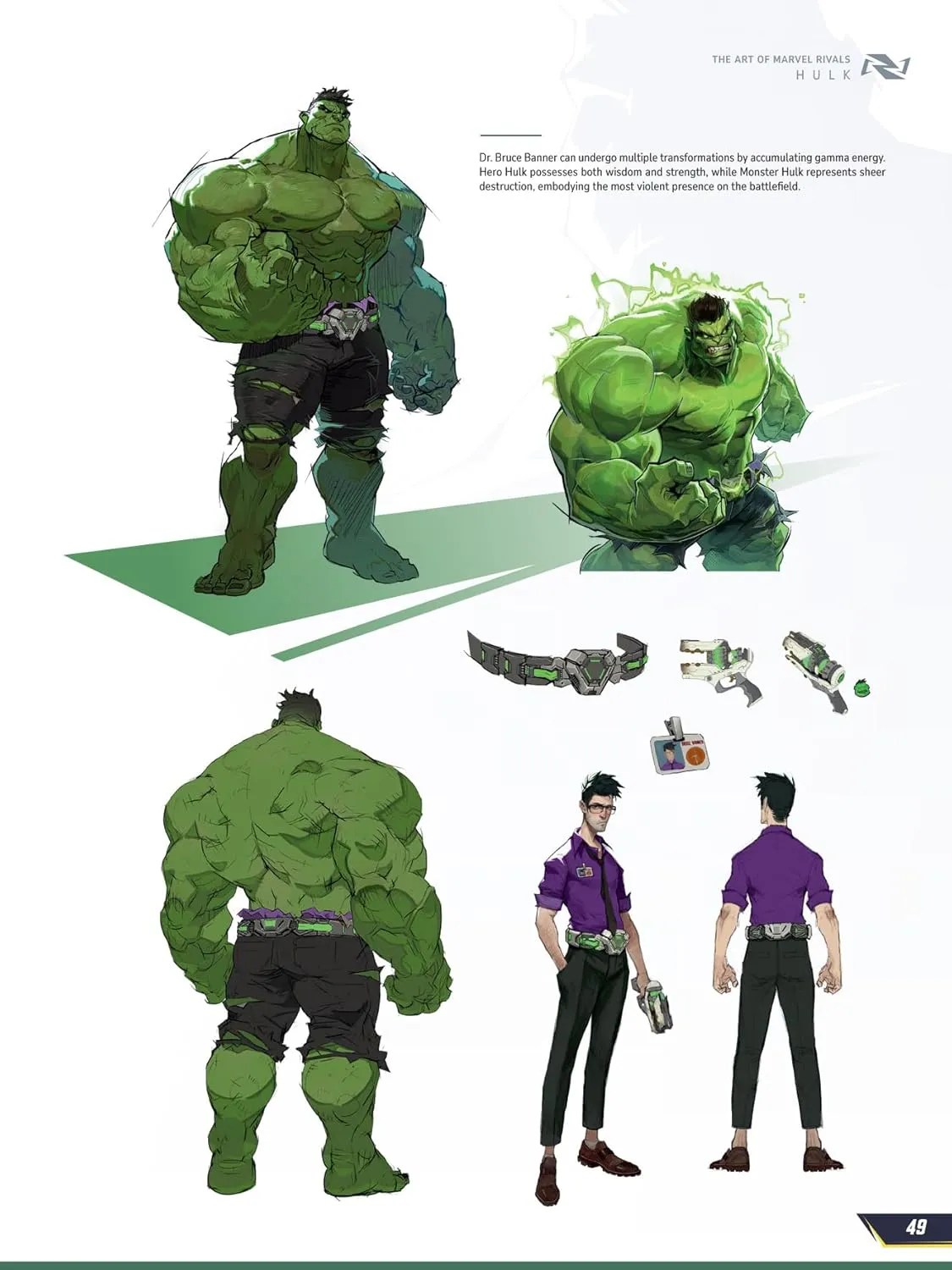 The Art of Marvel Rivals 49 Hulk Bruce Banner