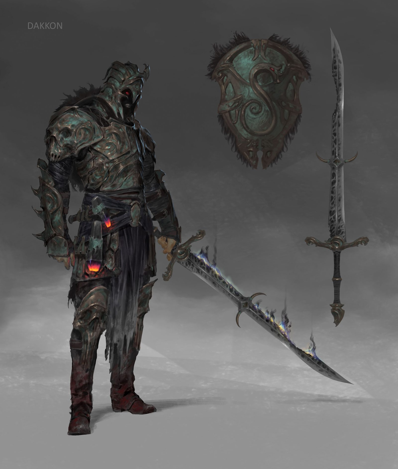 Tyler Jacobson Concept Art Dakkon MTG Modern Horizons