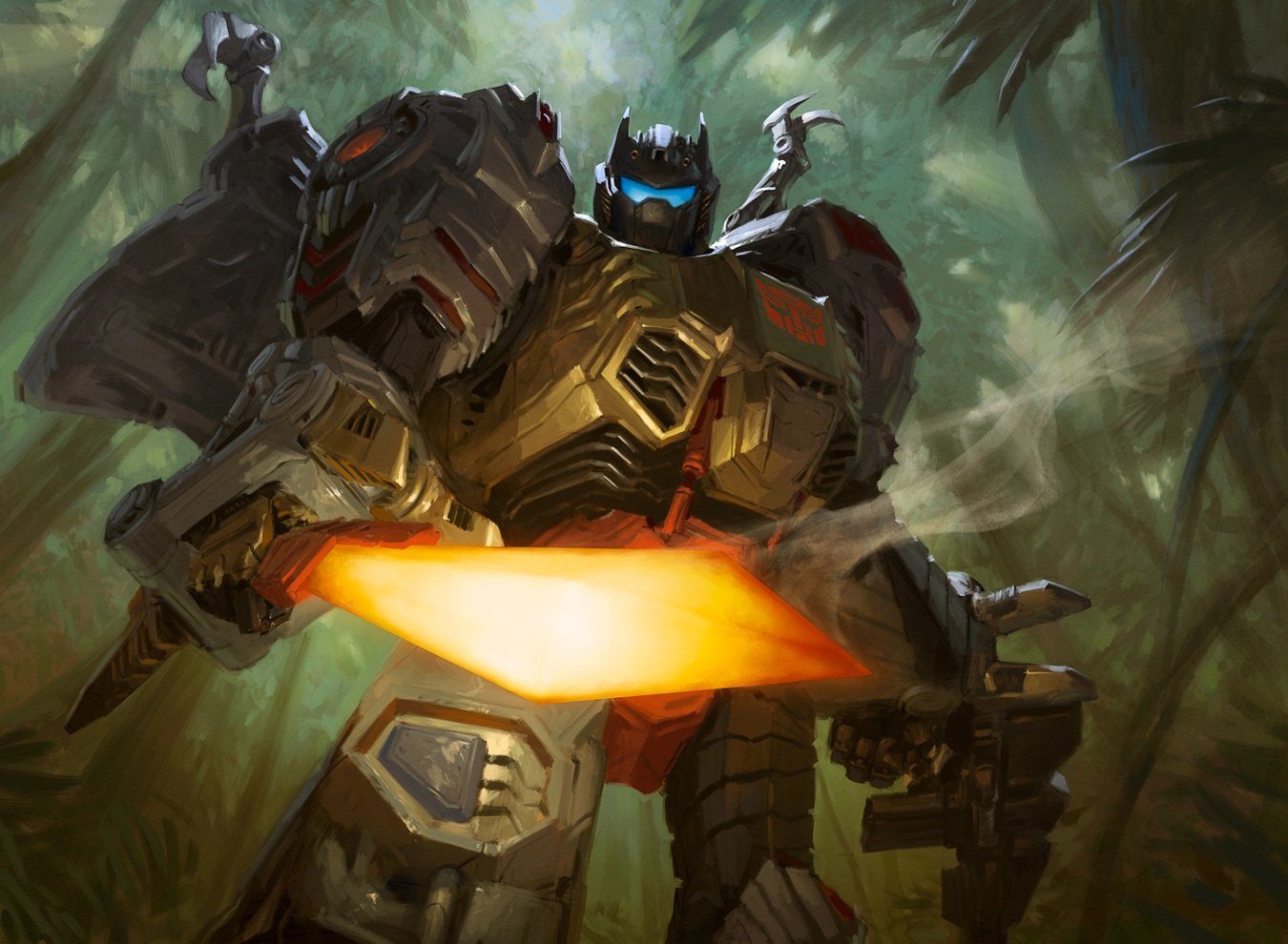 Tyler Jacobson Magic the Gathering Grimlock, Dinobot Leader